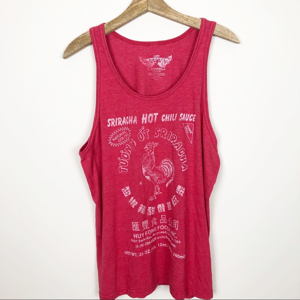 Sriracha muscle tank top 🥵